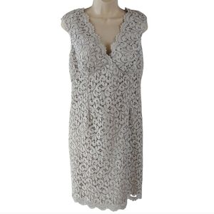 MARINA  Lace Overlay With Metallics